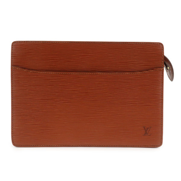 Louis Vuitton Epi Pochette Homme Clutch Bag - Kenya Brown, Epi Leather 