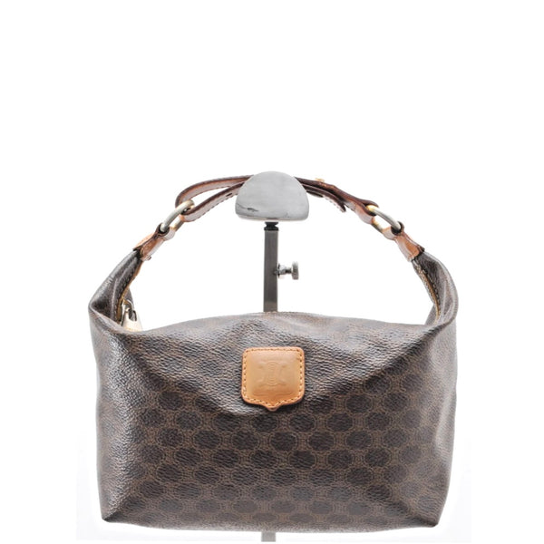 Celine Macadam Vanity Handbag - Brown, PVC