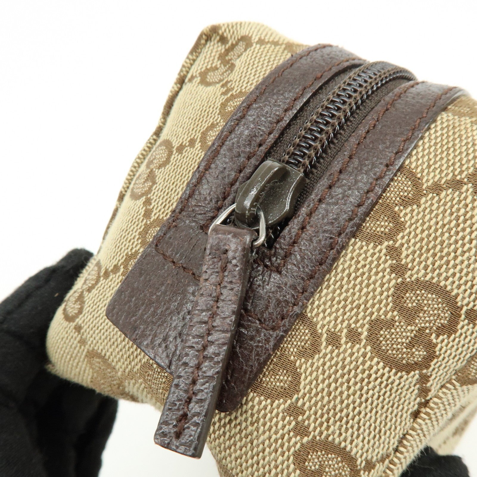 Gucci Pouch - Beige Brown, Canvas 