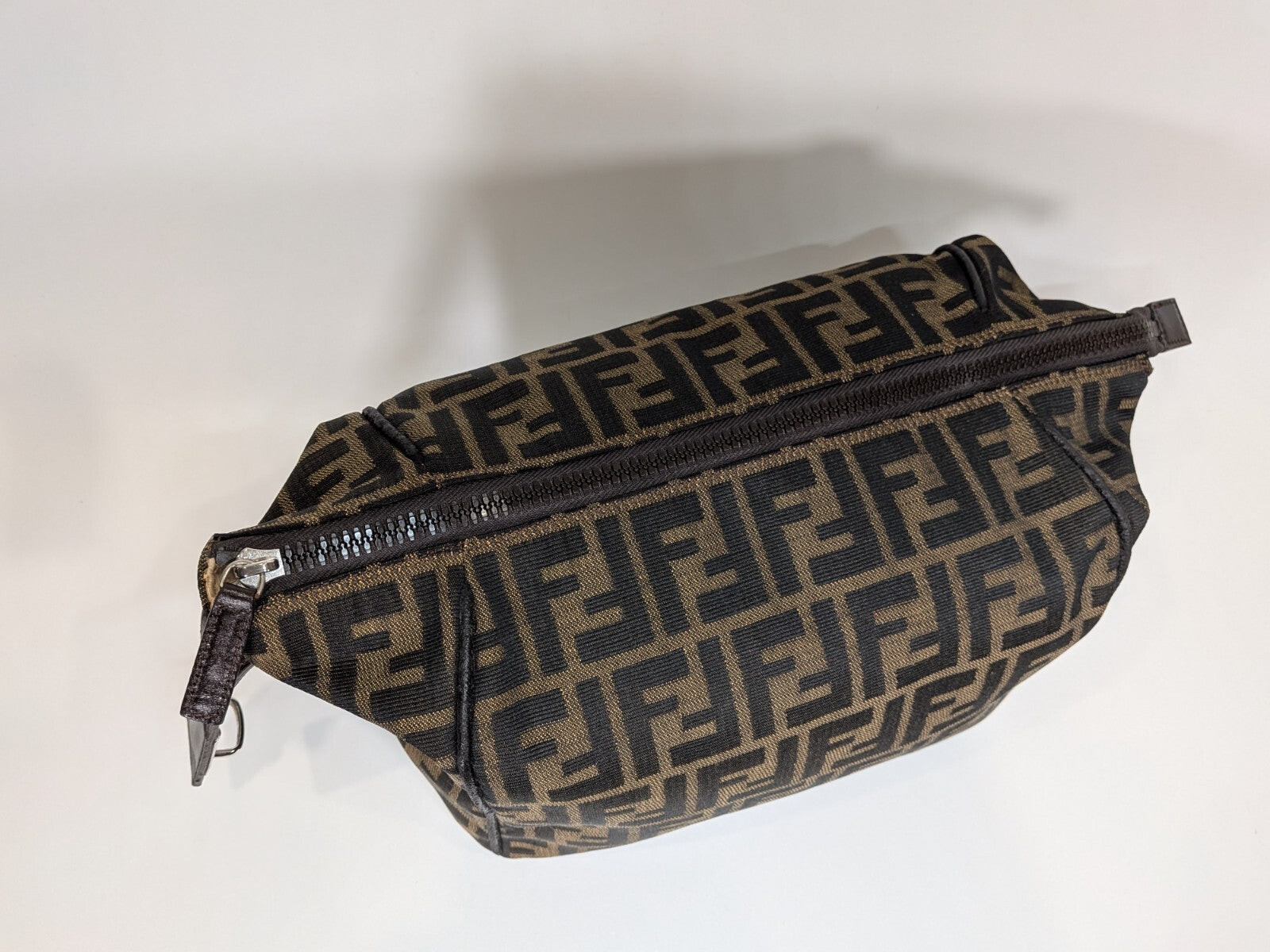 Fendi Zucca Handbag - Brown, Canvas Leather