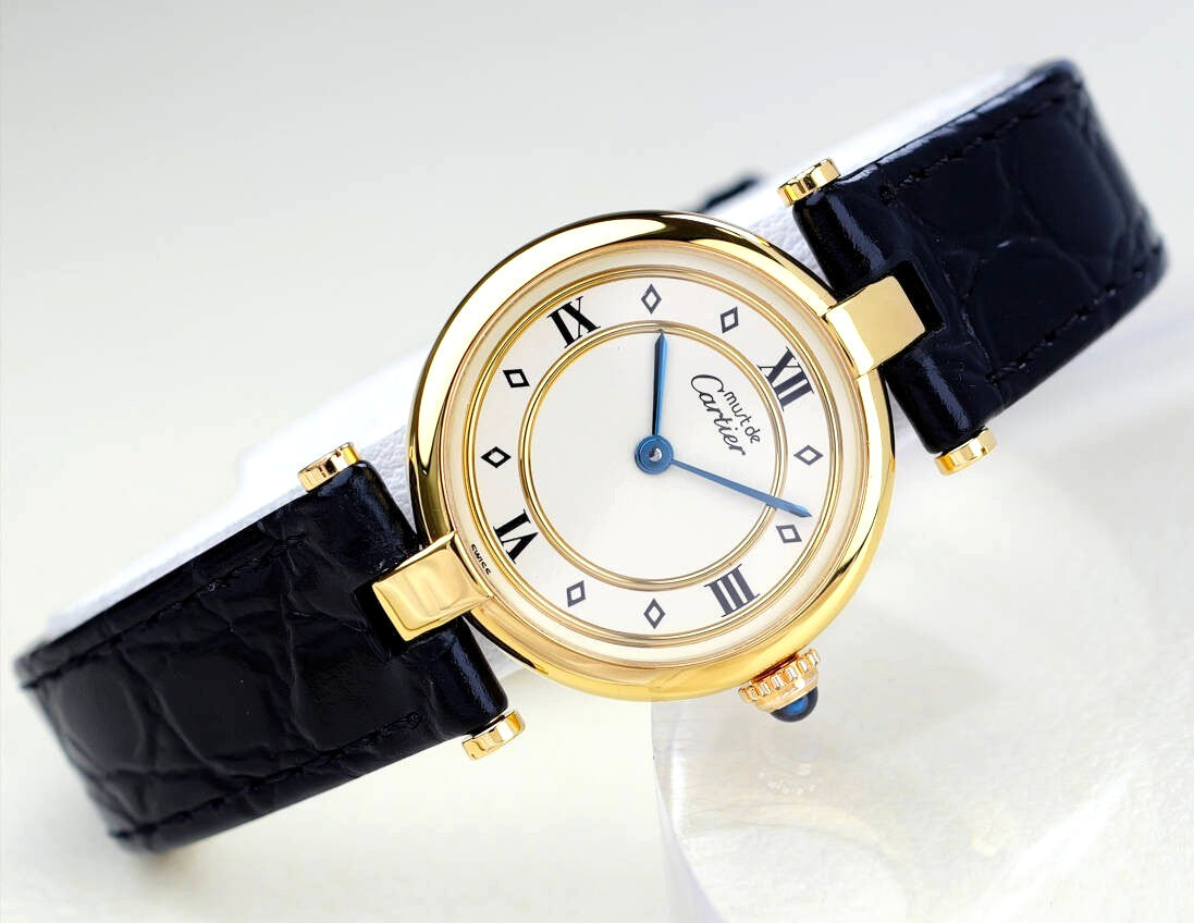 Cartier Vendome Wristwatch - Gold, Stainless Steel