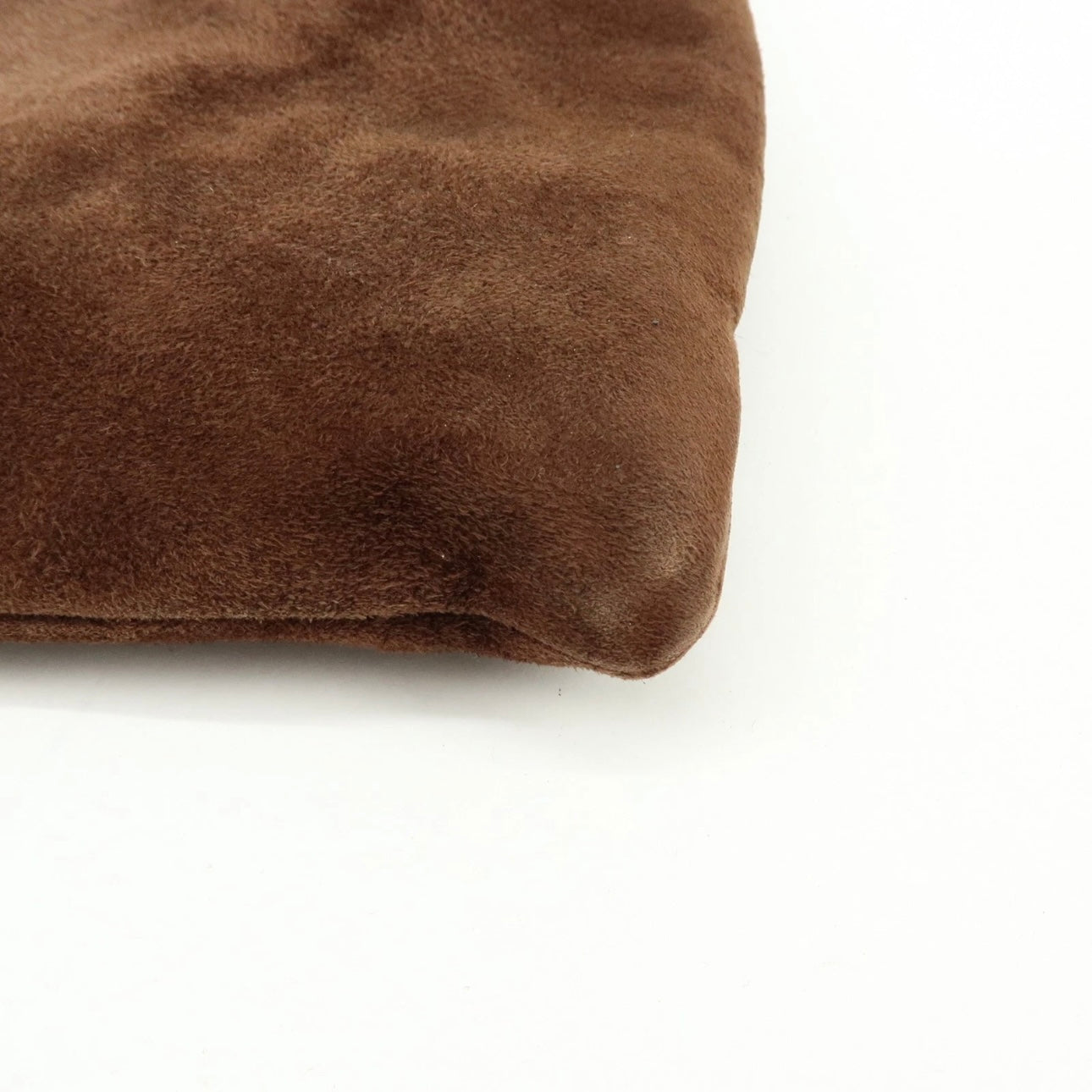 FENDI Suede Tote Shoulder Bag