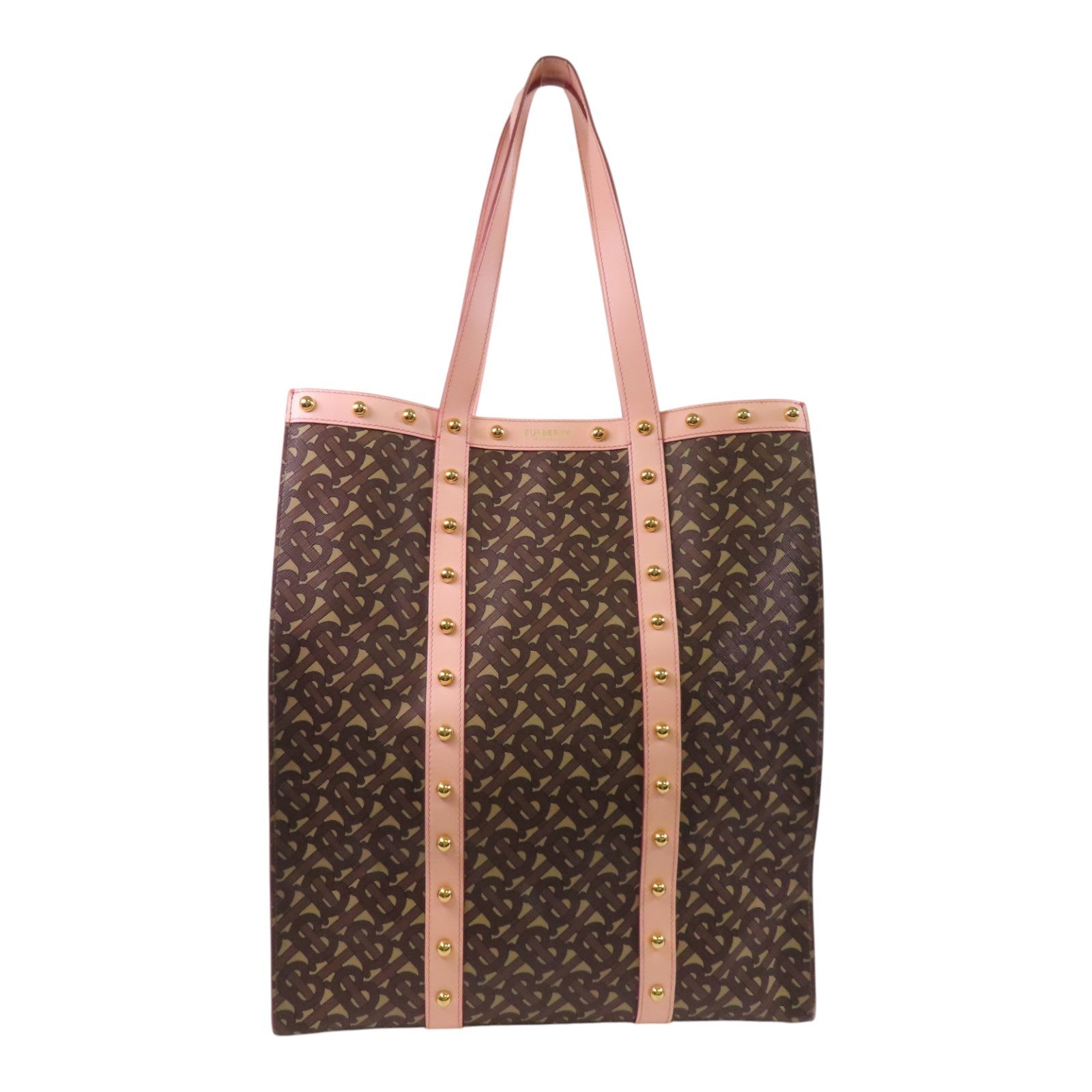 Burberry Tote Bag - Brown, Coated Canvas