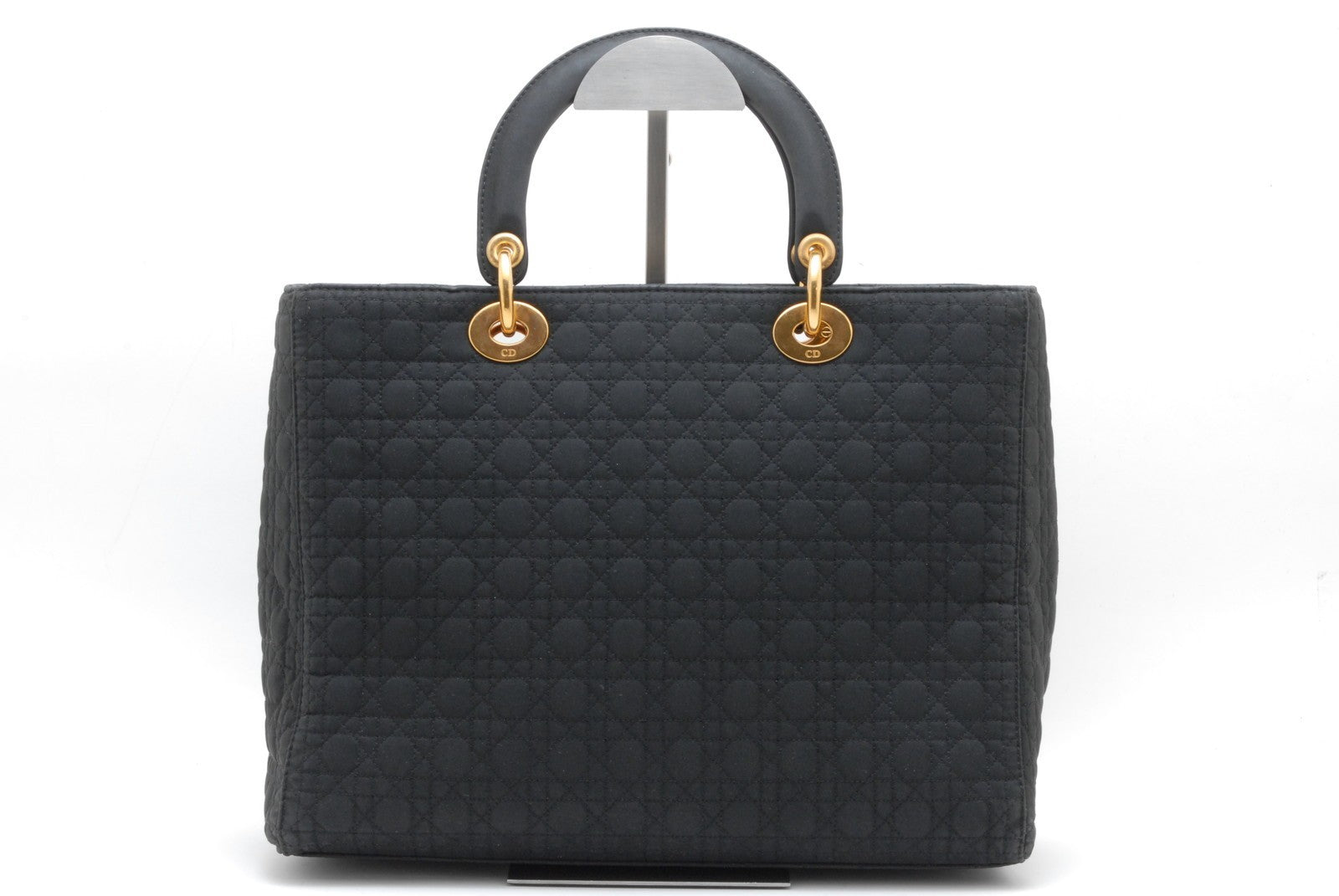 Christian Dior Lady Dior Handbag - Black, Nylon