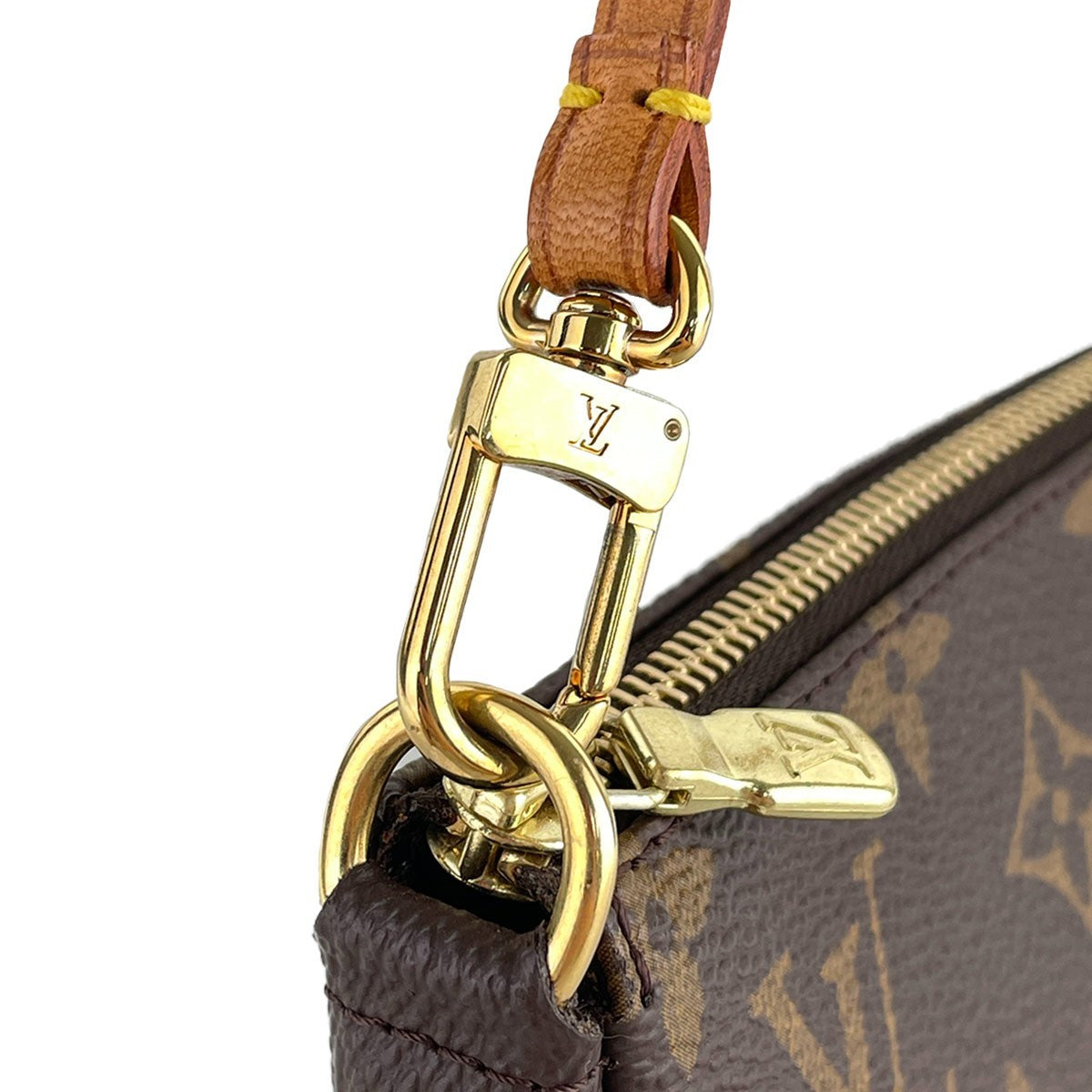 Louis Vuitton Pochette Accessoires Handbag - Brown, Coated Canvas