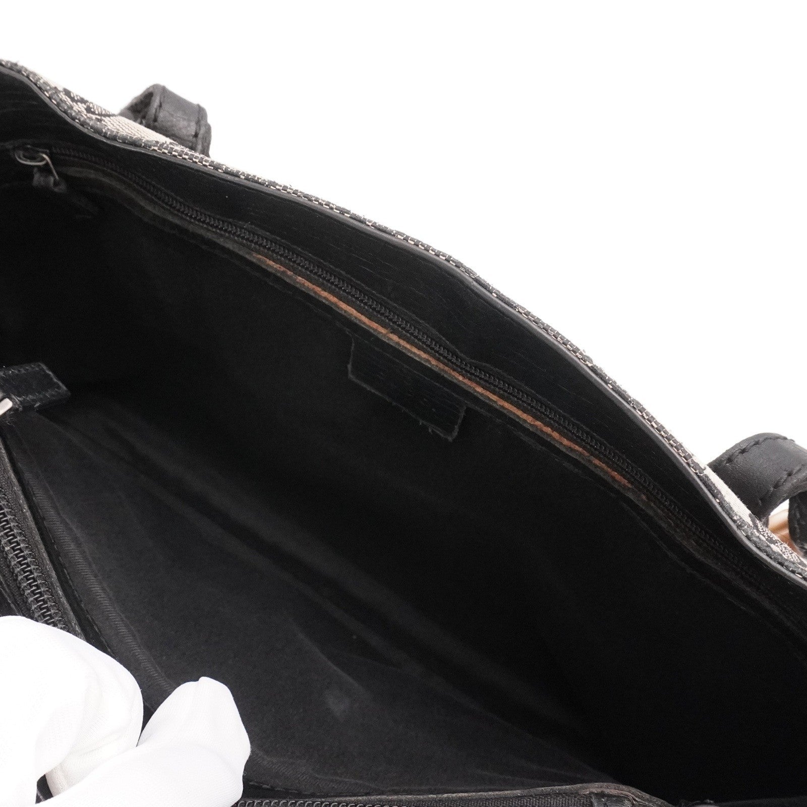 Gucci GG Canvas Bamboo 112526 Hand Bag - Brown, Canvas 