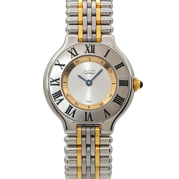 Cartier Must 21 Van Thian W10075F4 Watch - Silver, Stainless steel/YGP