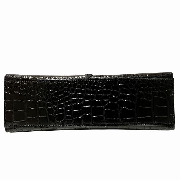 Saint Laurent Hand Bag - Black, Crocodile embossed leather 