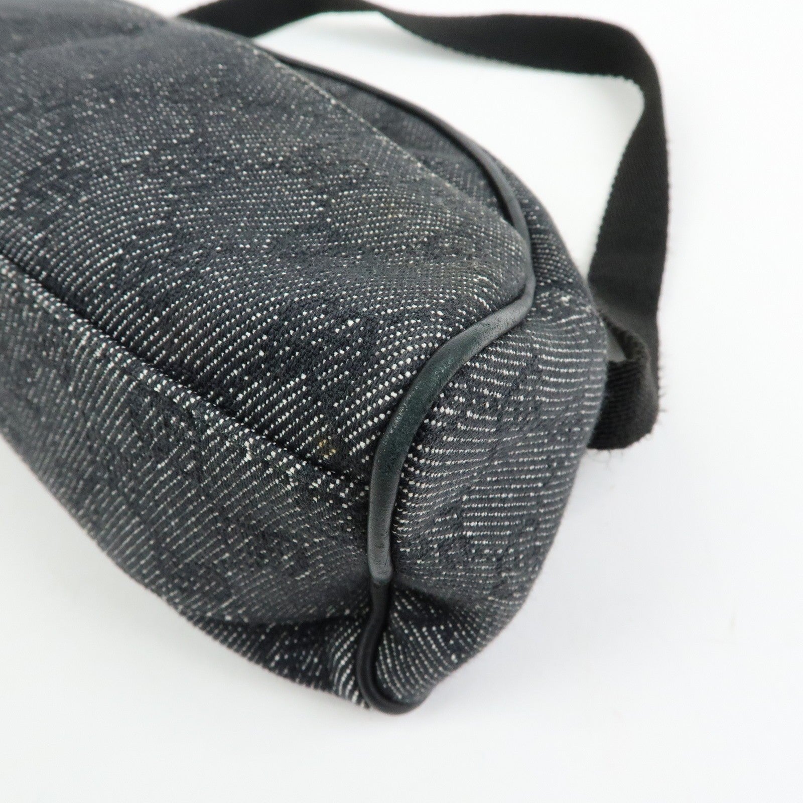 Gucci Shoulder Bag - Black, GG Denim and Leather