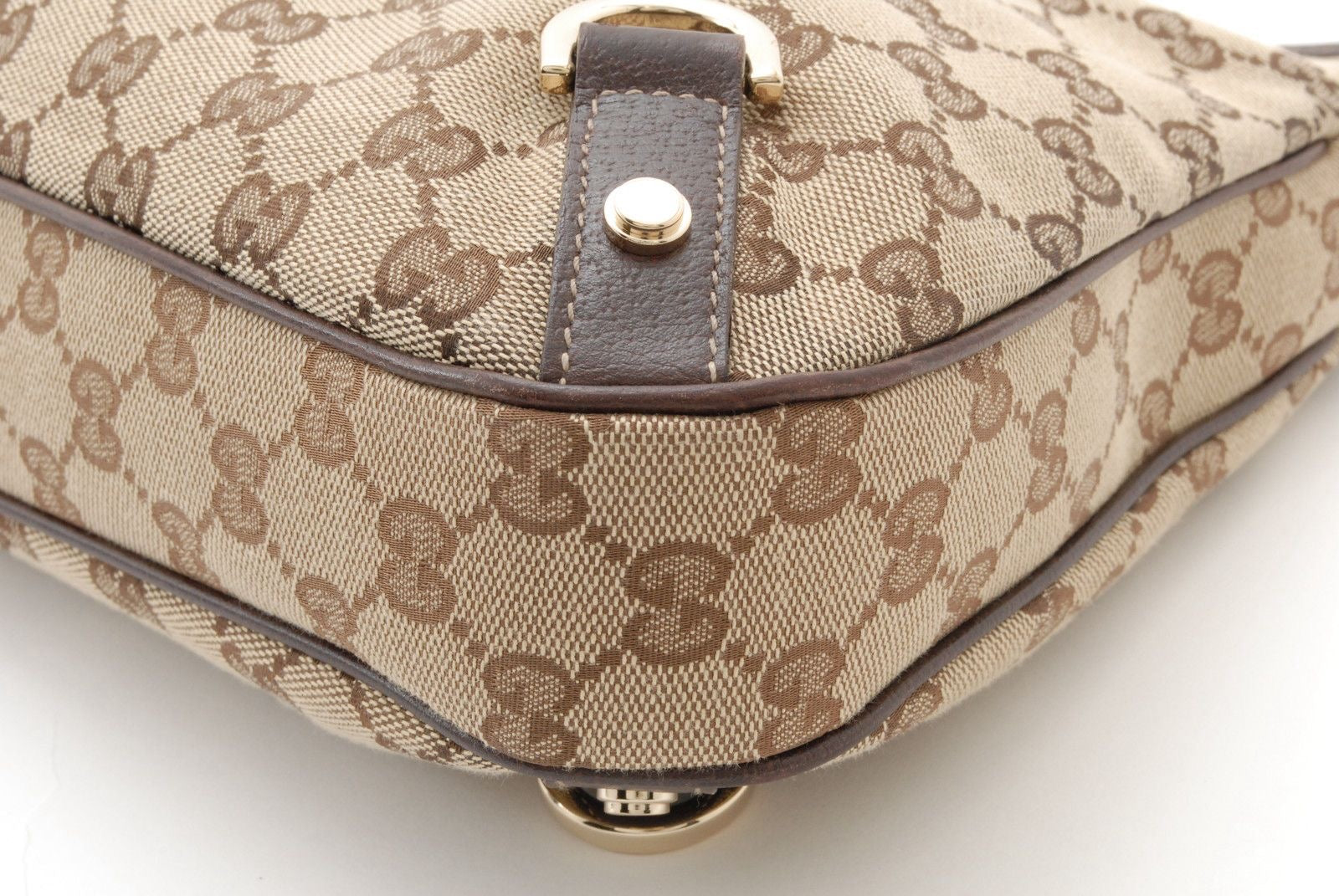 Gucci Abbey D-Ring Hobo Shoulder Bag - Brown, Leather