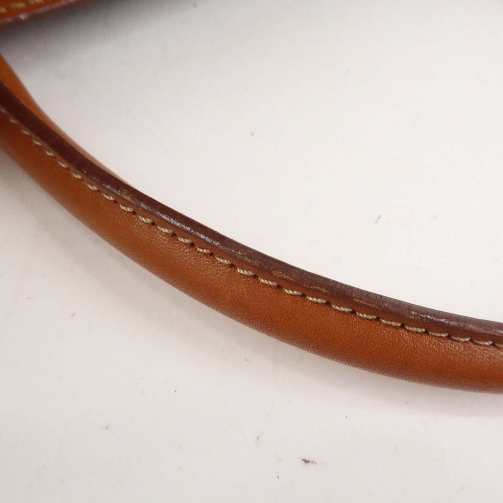 Celine Macadam Hand Bag - Brown, PVC Leather 