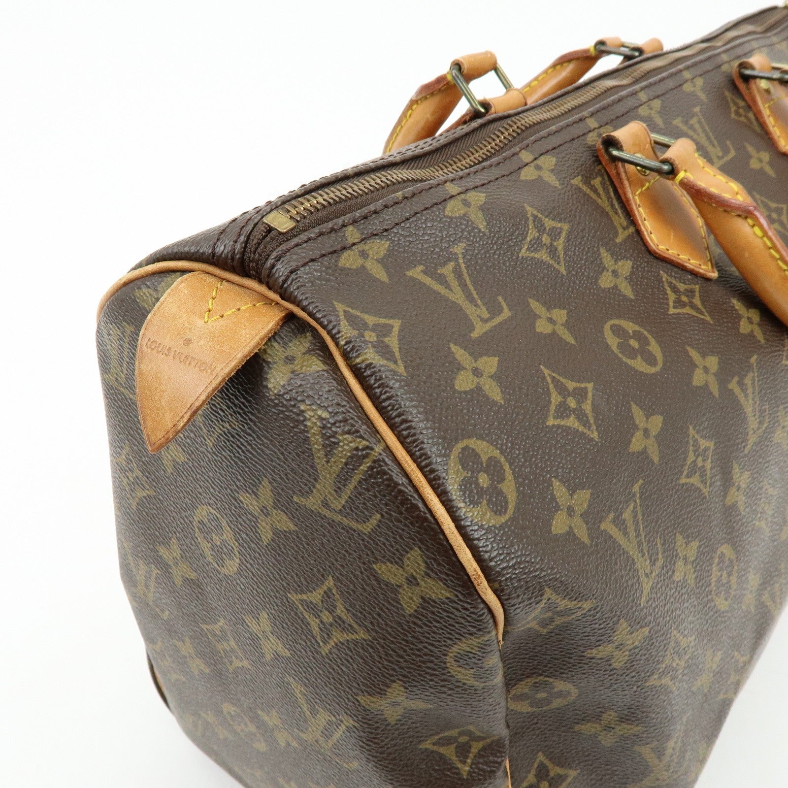 Louis Vuitton Speedy 40 Hand Bag - Brown, Canvas