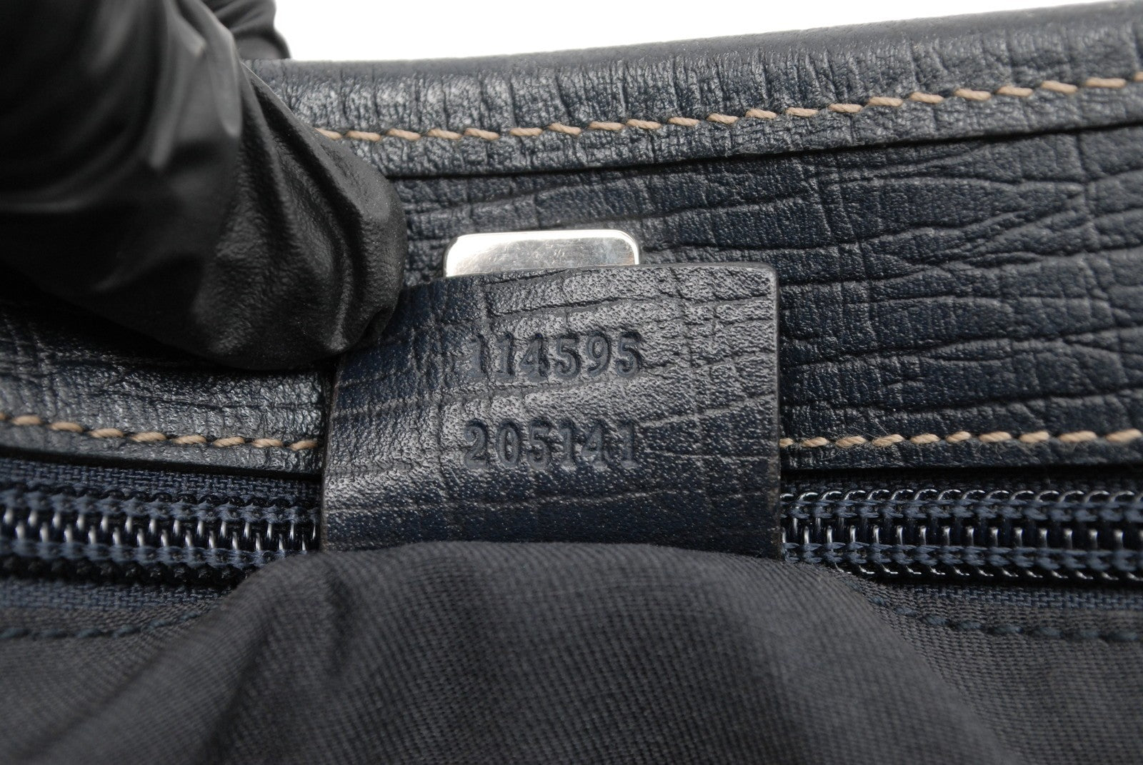 Gucci GG Supreme Tote Bag - Navy, PVC Leather