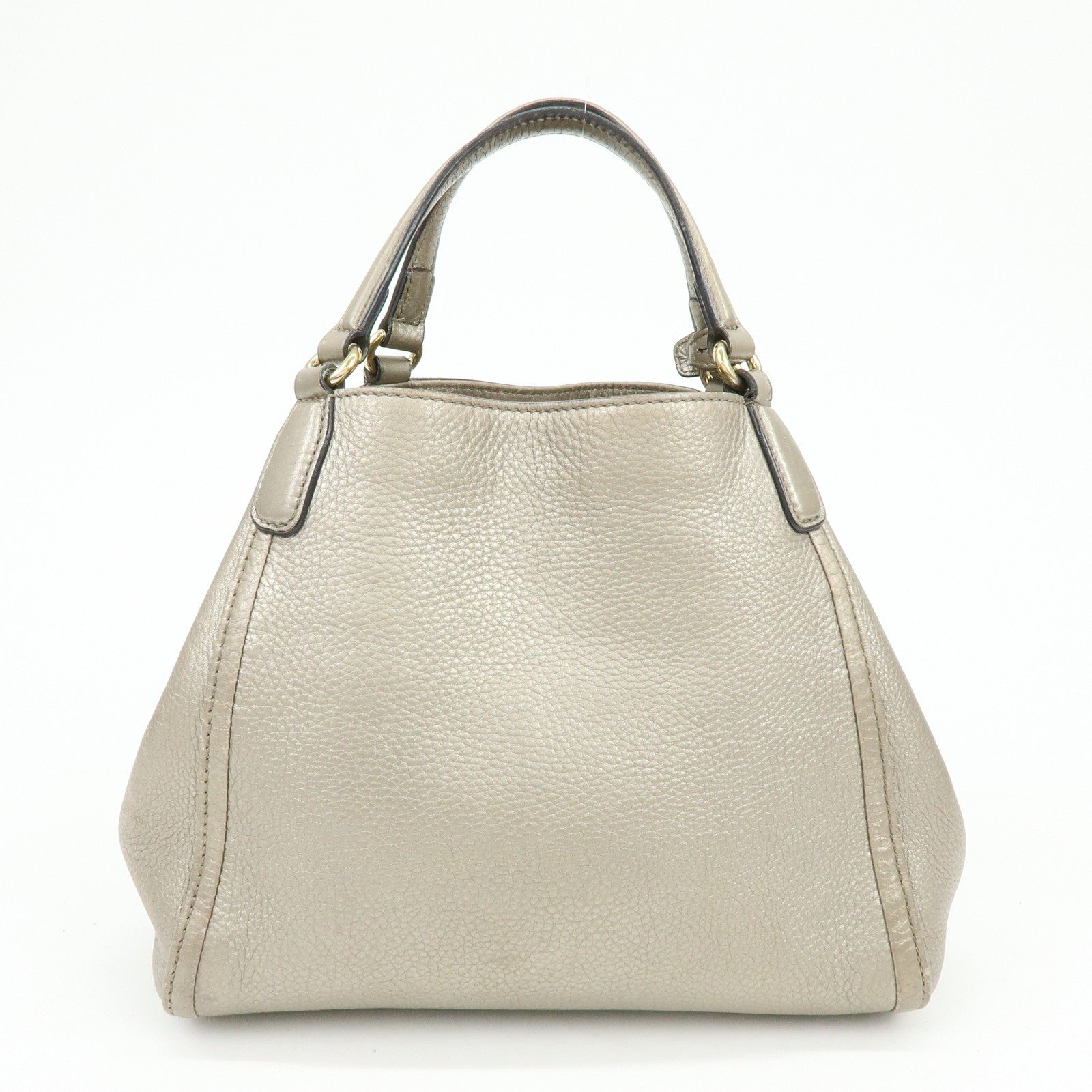 Gucci Soho Interlocking G 2Way Bag - Champaign Gold, Leather