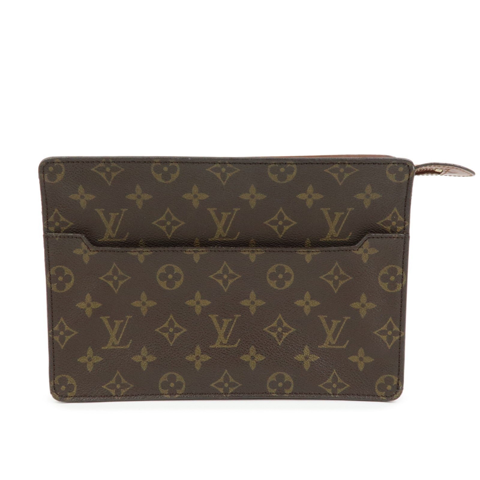 Louis Vuitton Monogram Pochette Homme Clutch Bag - Monogram, Canvas, Leather