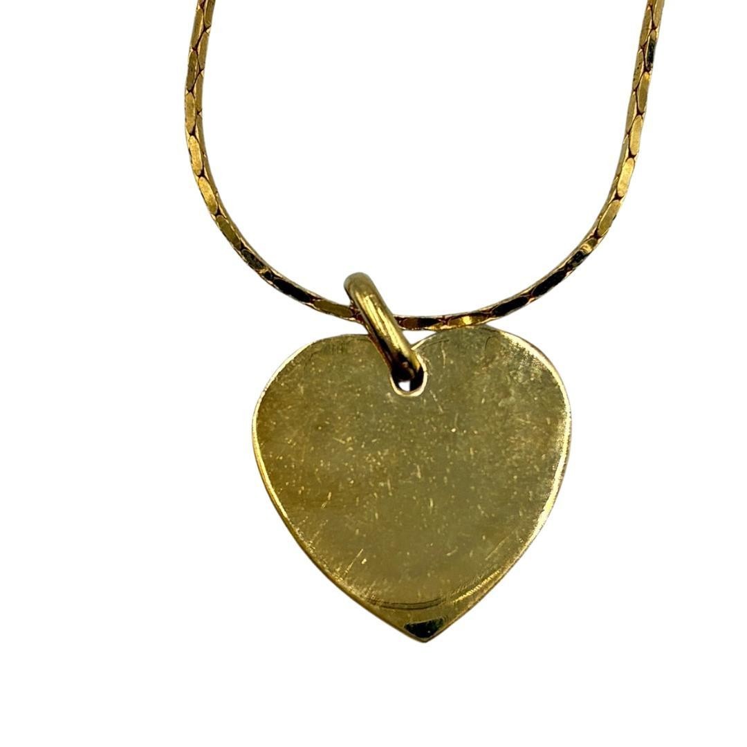 Dior Heart Motif Necklace - Gold, Metal