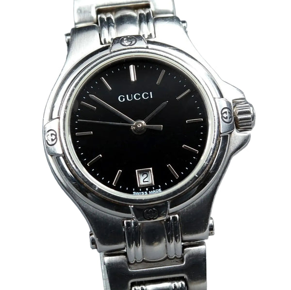 Gucci 9040L Wristwatch - Silver, Stainless Steel