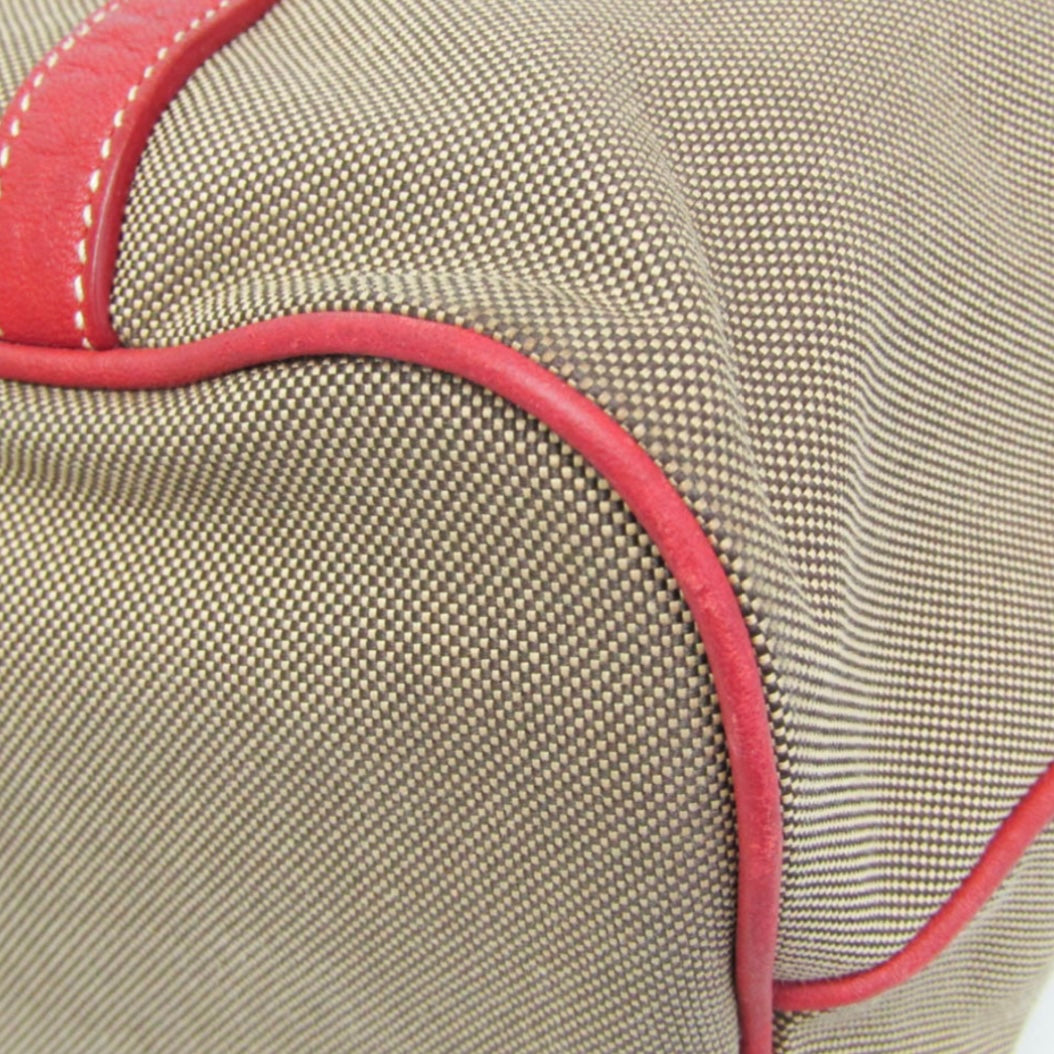 Prada Jacquard, Leather Tote Bag