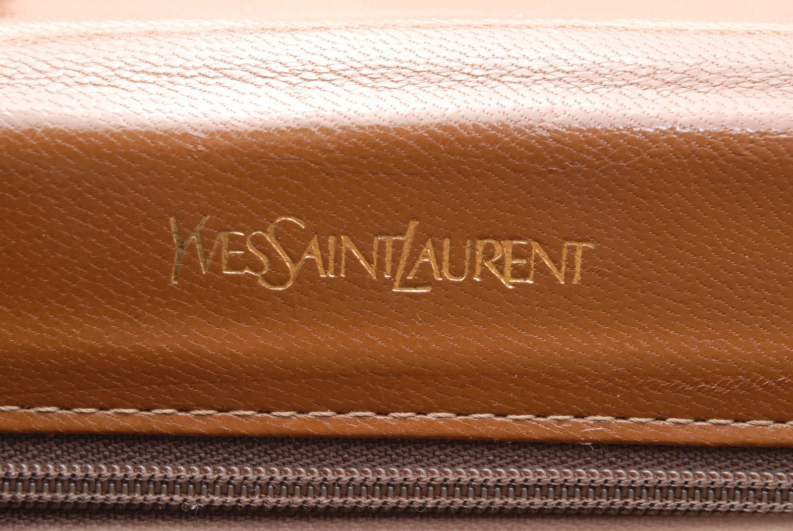 Saint Laurent Yves Saint Laurent Shoulder Bag - Beige, Leather
