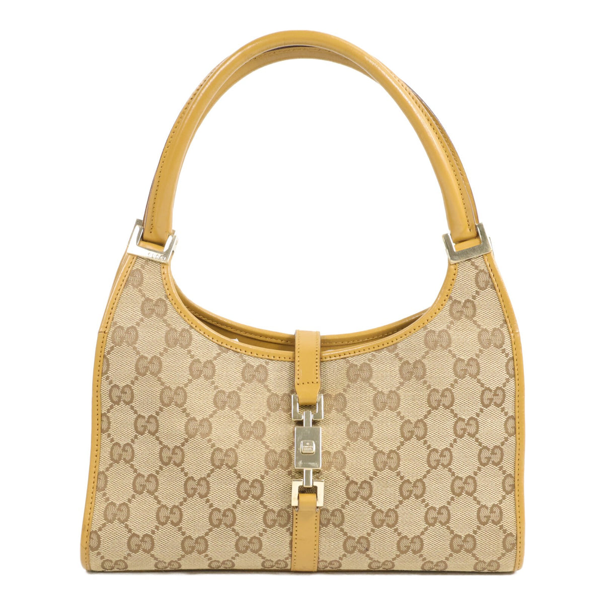 Gucci GG GHW Jackie Shoulder Bag - Beige, GG Canvas