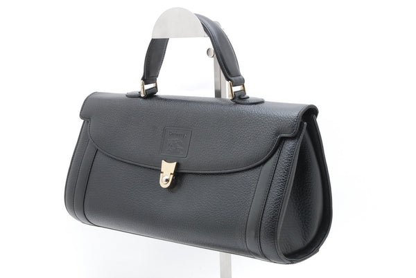 Burberry Nova Check Hand Tote Bag - Black, Leather 