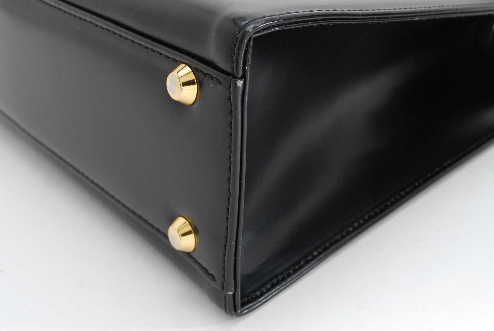 Saint Laurent Shoulder 2Way Hand Tote Bag - Black, Leather 