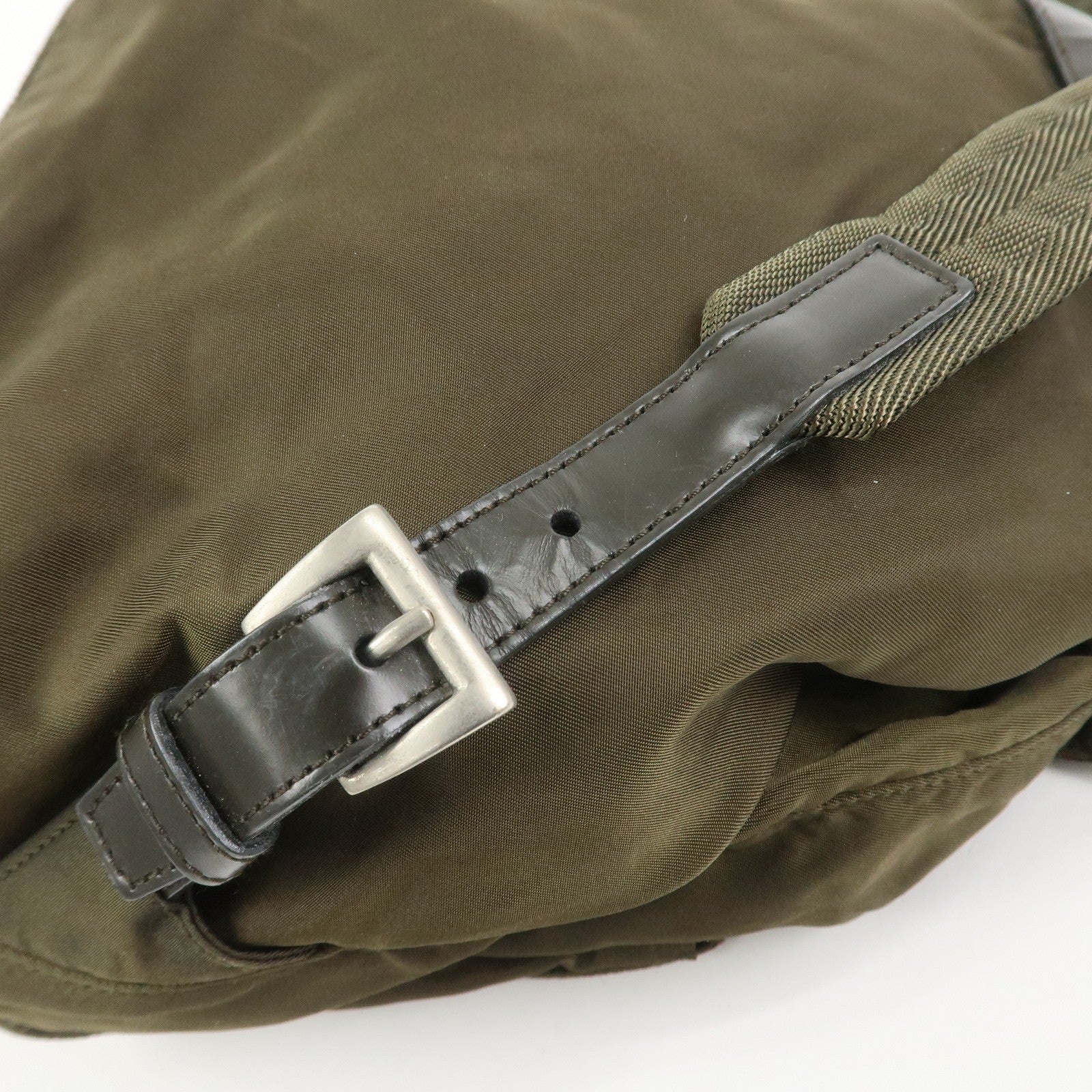 Prada Backpack - Khaki, Nylon and Leather