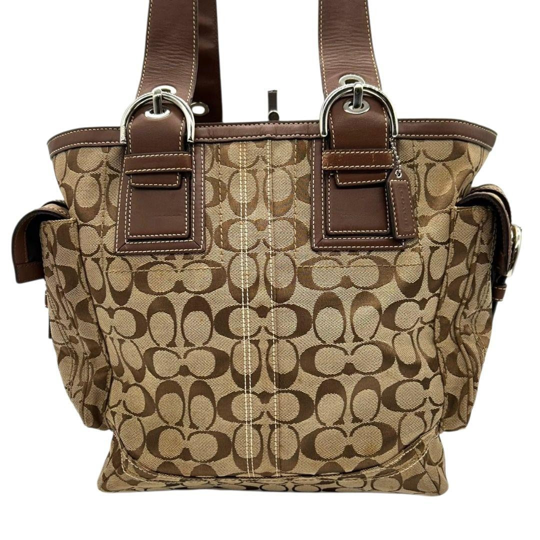 Coach Tote Bag - Brown, Canvas