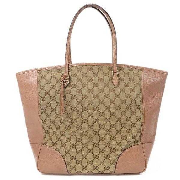 Gucci Beige Pink GG Tote Handbag