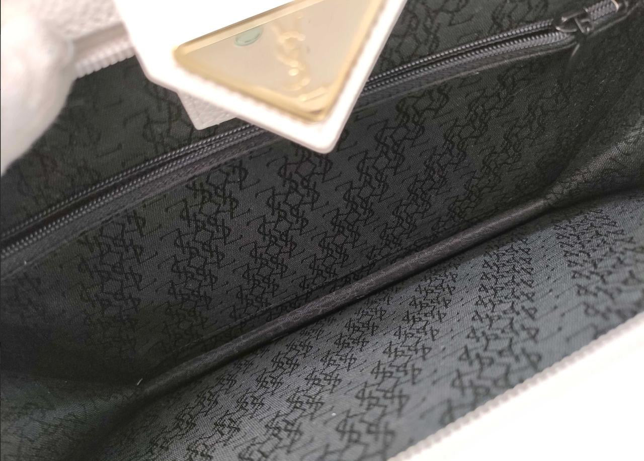 Saint Laurent White Vintage clutch