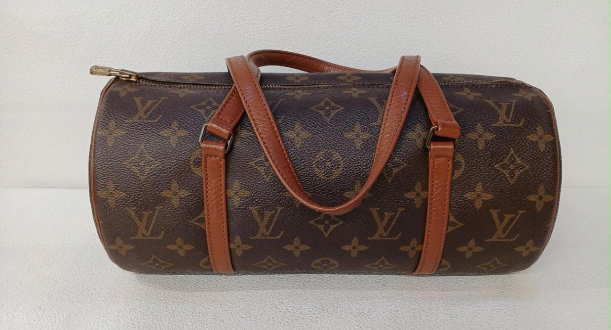 Louis Vuitton Monogram Papillon 30 Hand Bag - Brown, Monogram Canvas, Nume Leather