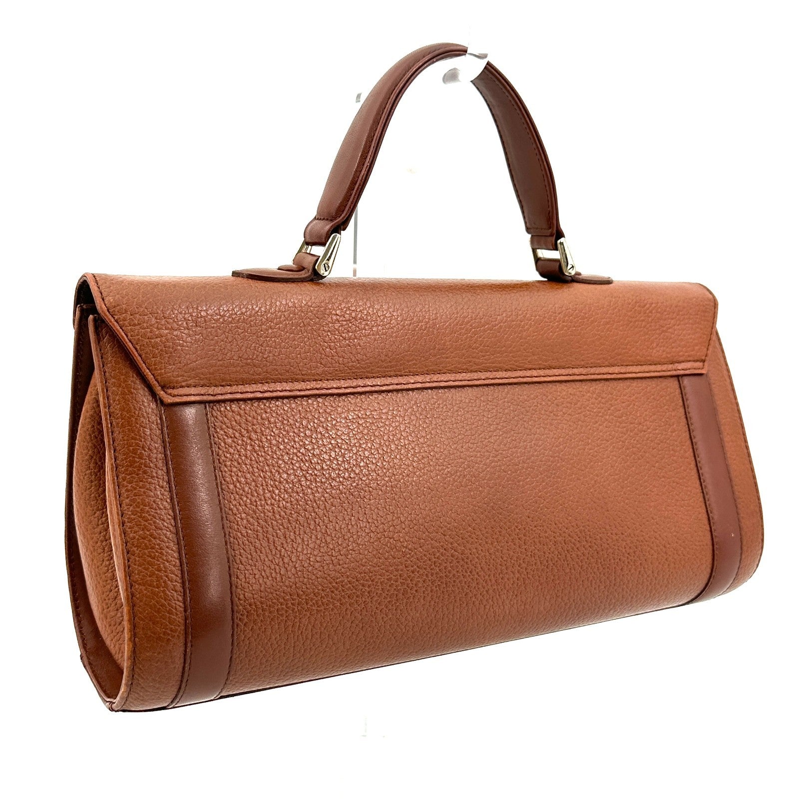 Burberry Vintage Hand Tote Bag - Brown, Leather