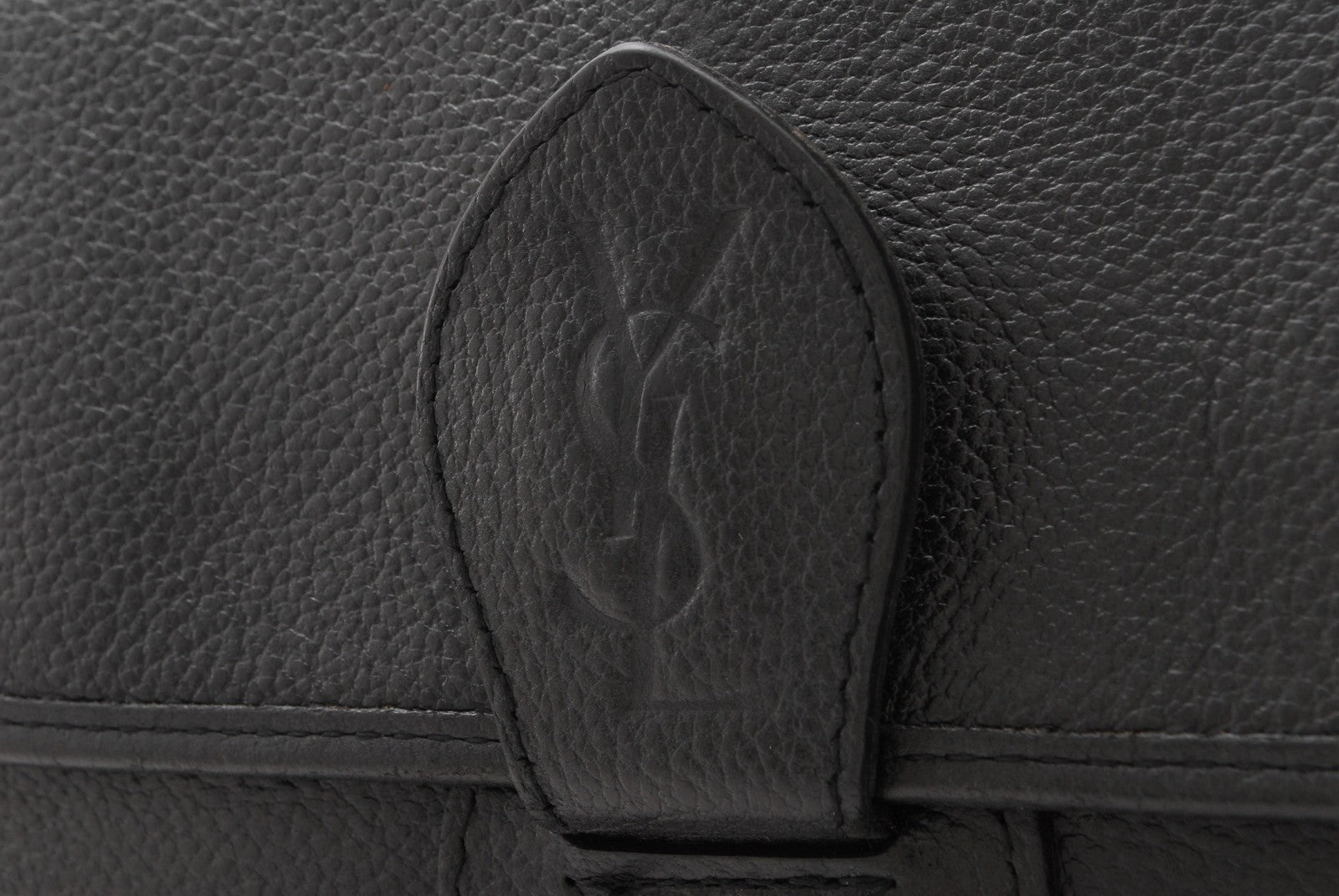 Saint Laurent Yves Vintage Shoulder Bag - Black, Leather