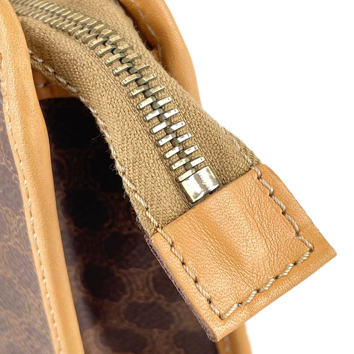 Celine Macadam Clutch Bag - Brown, Leather PVC