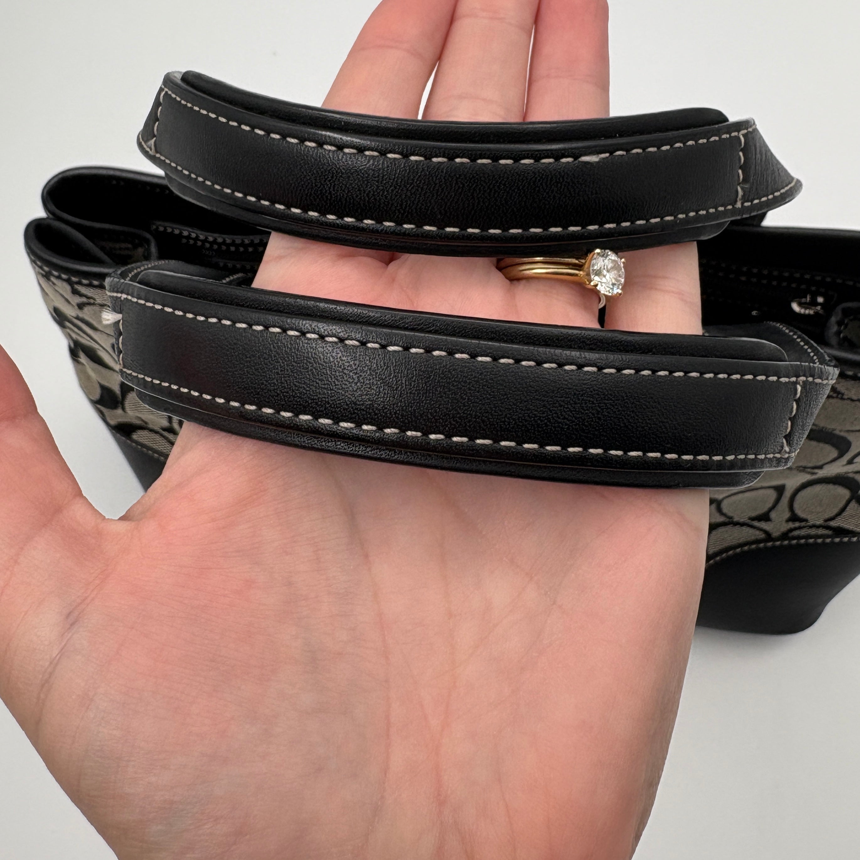 Coach Signature canvas bag