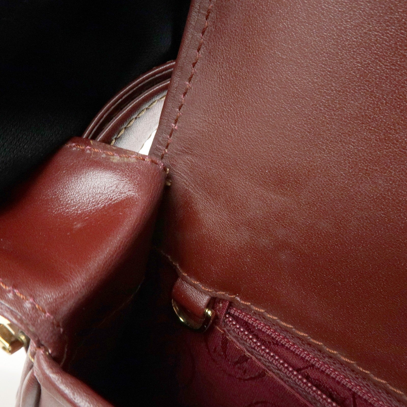 Cartier Must de Cartier Shoulder Bag - Bordeaux, Leather