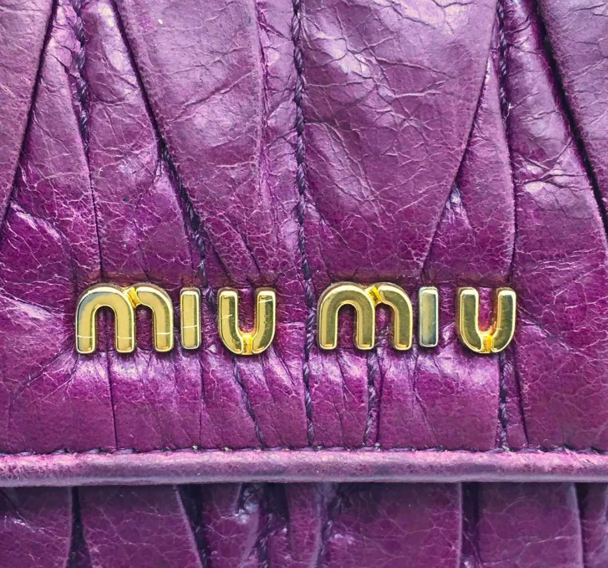Miu Miu Croco Wallet