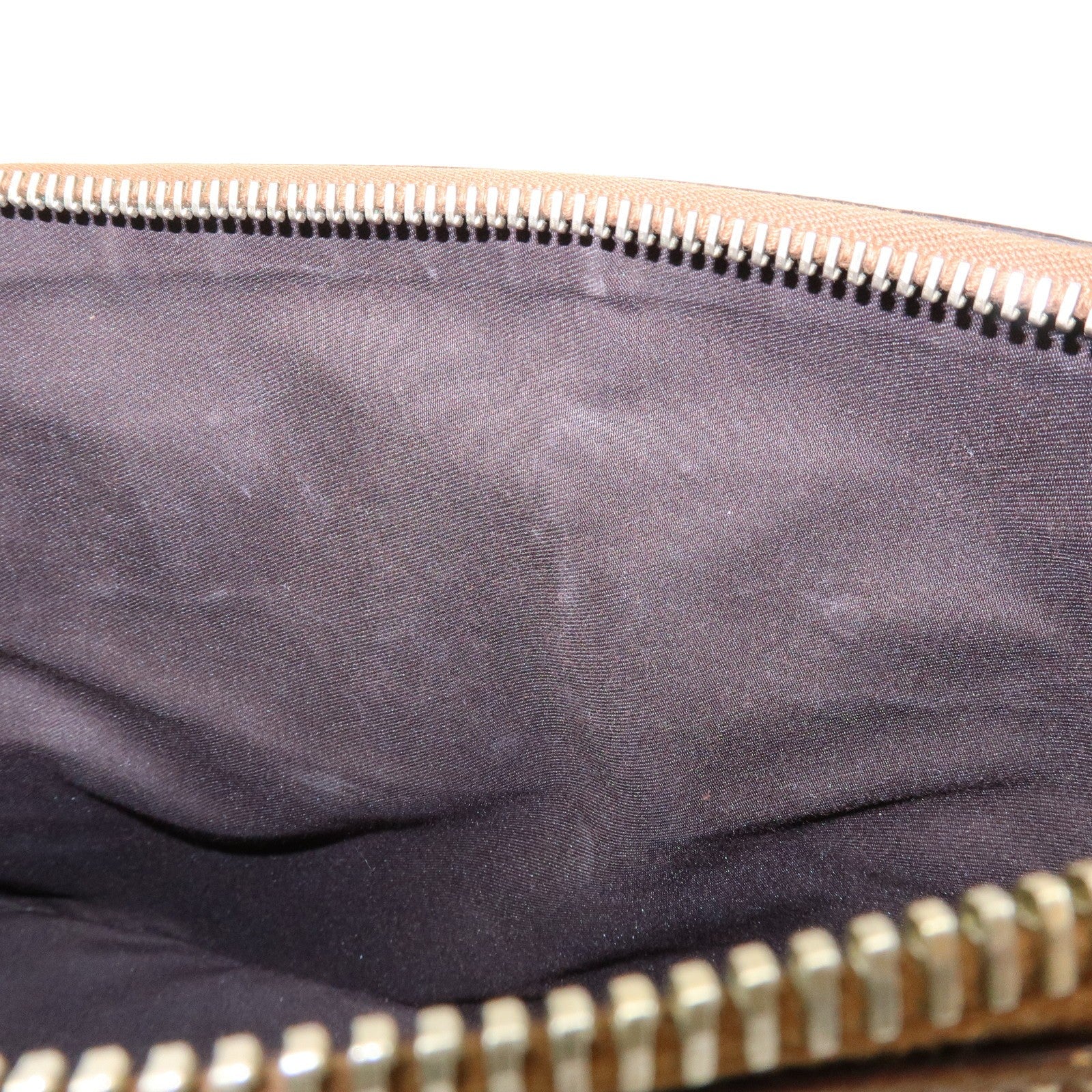 Gucci Hand Bag - Brown, GG Canvas, Leather 