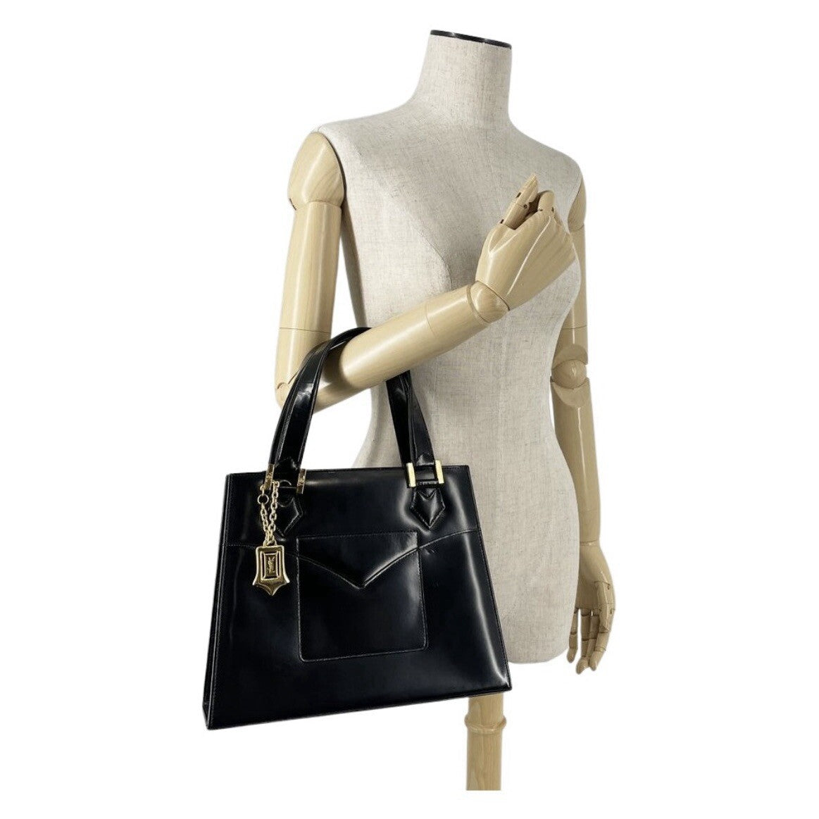 Saint Laurent Shoulder Bag - Black, Leather 