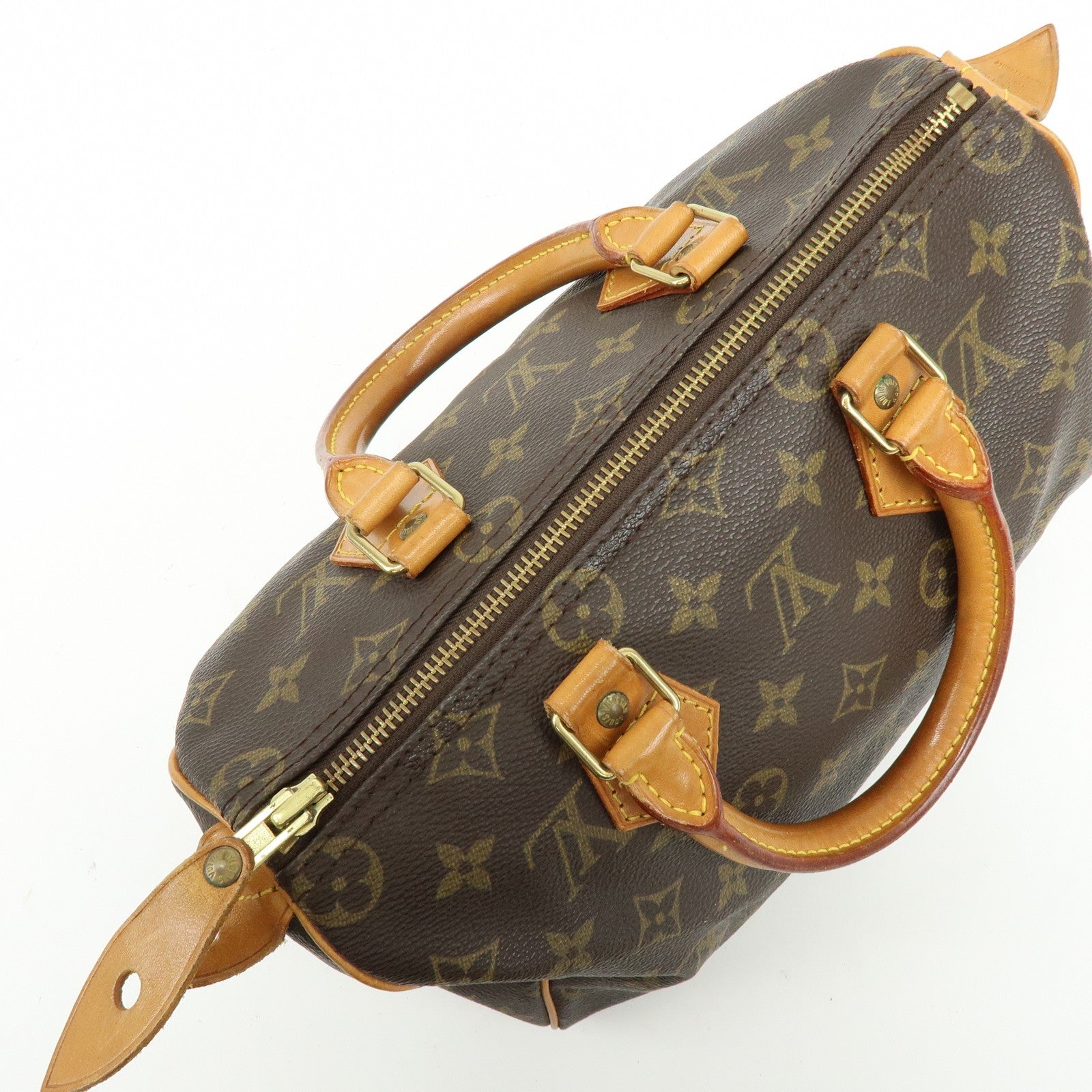 Louis Vuitton Monogram Speedy 30 Handbag - Brown, Monogram Canvas