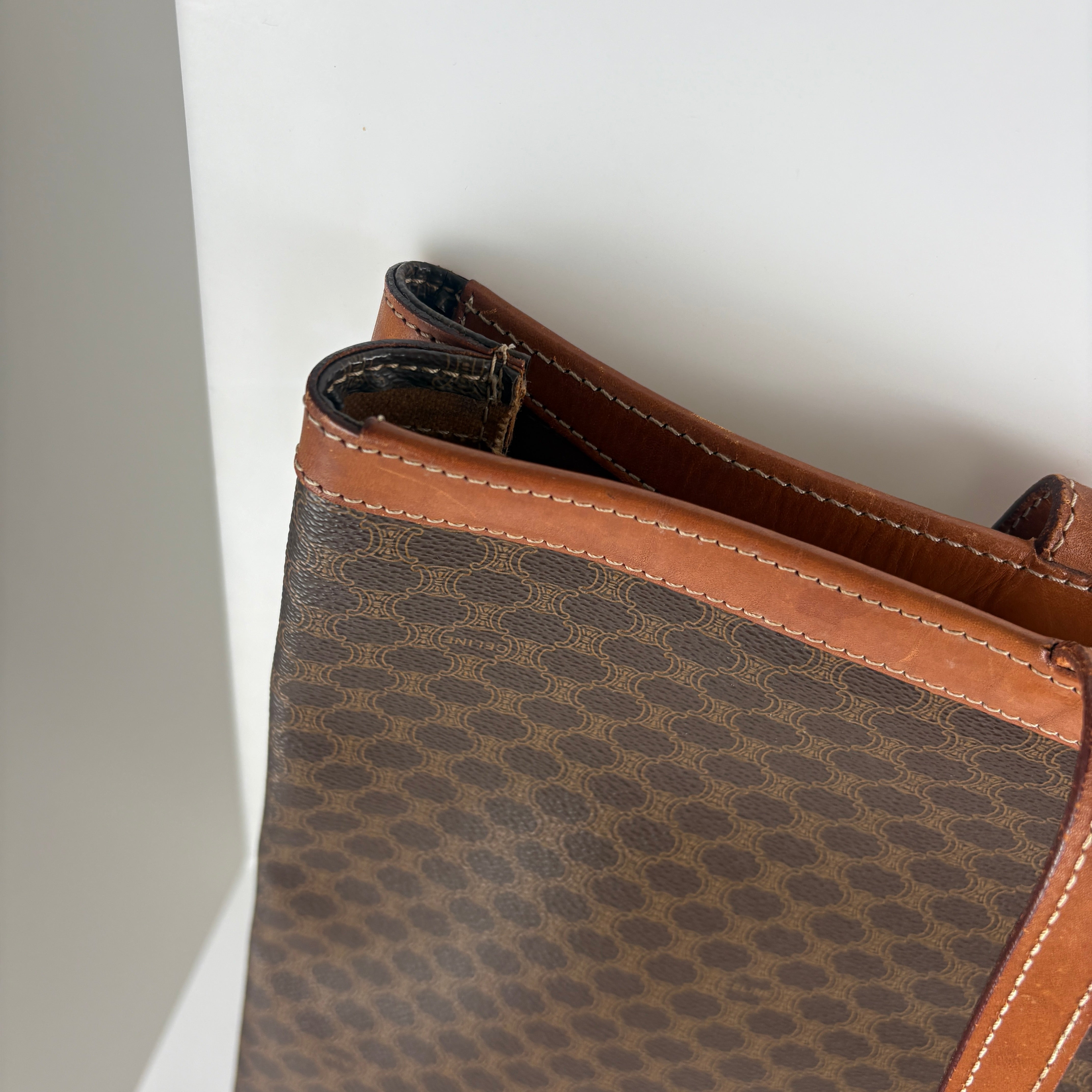 Celine Macadam tote bag- brown