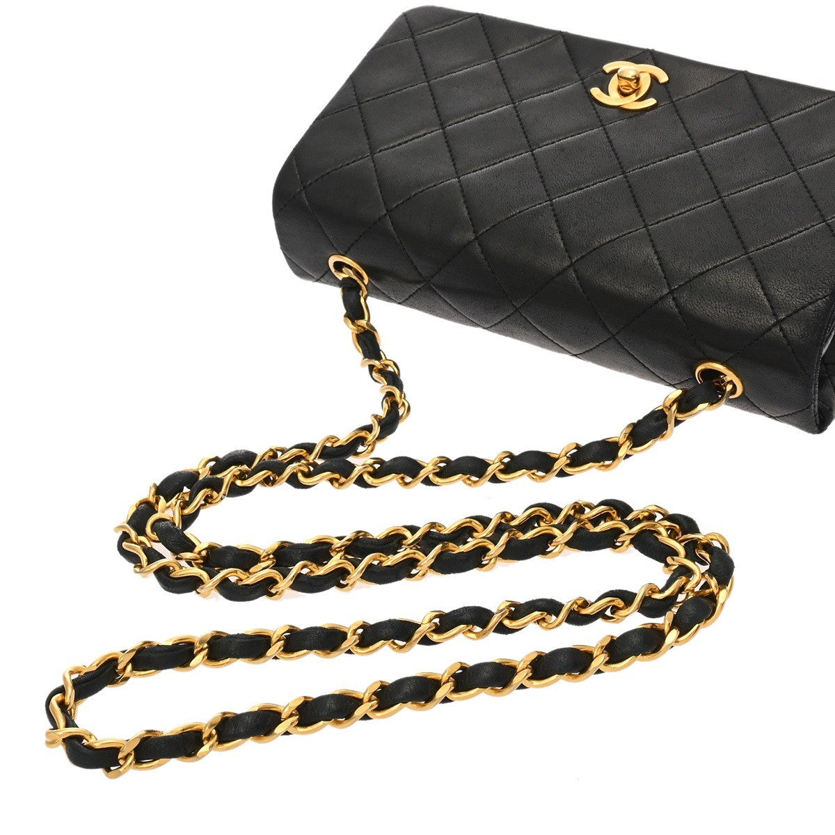 CHANEL ChainShoulder Shoulder Bag - Black, Lambskin