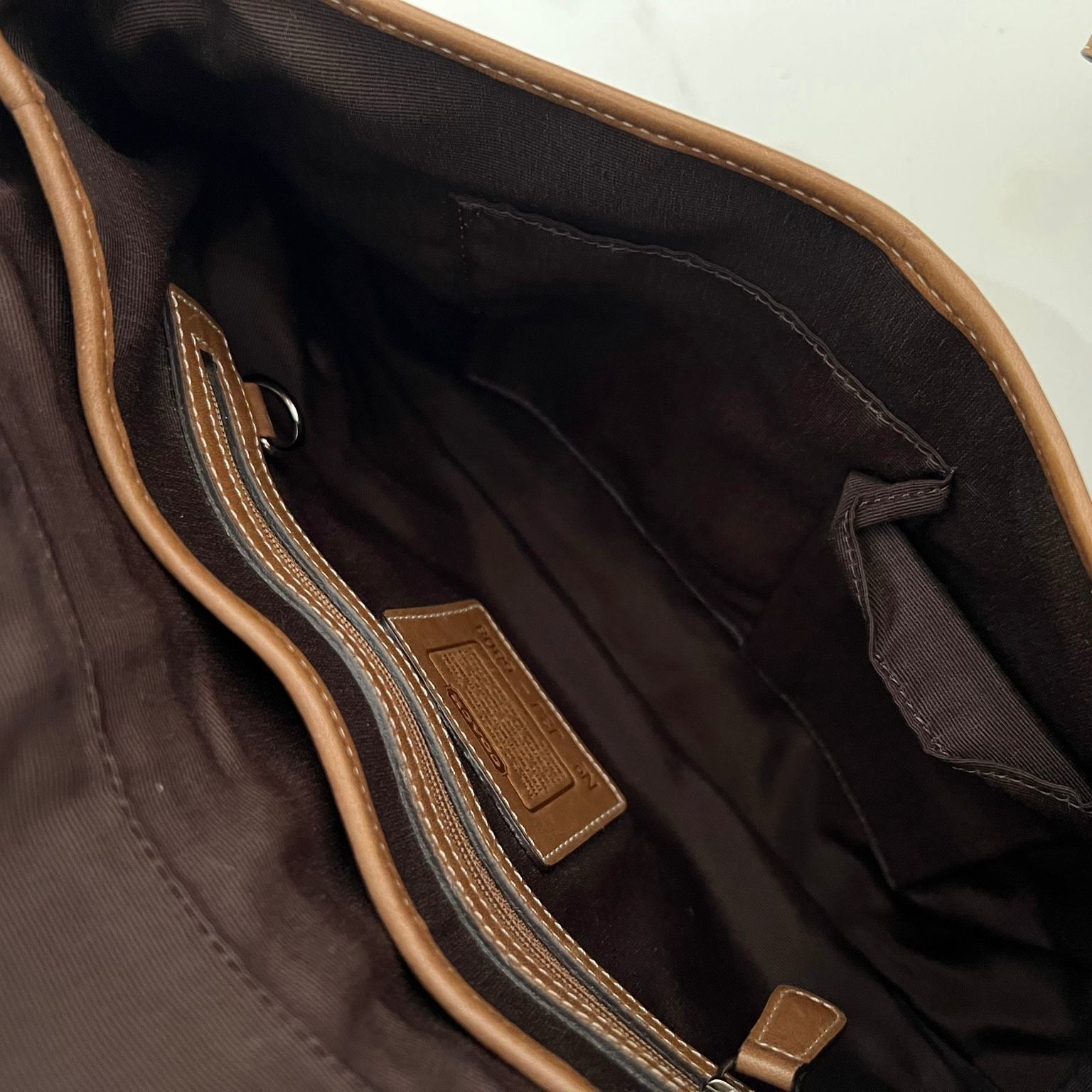 Coach Signature Brown Bag