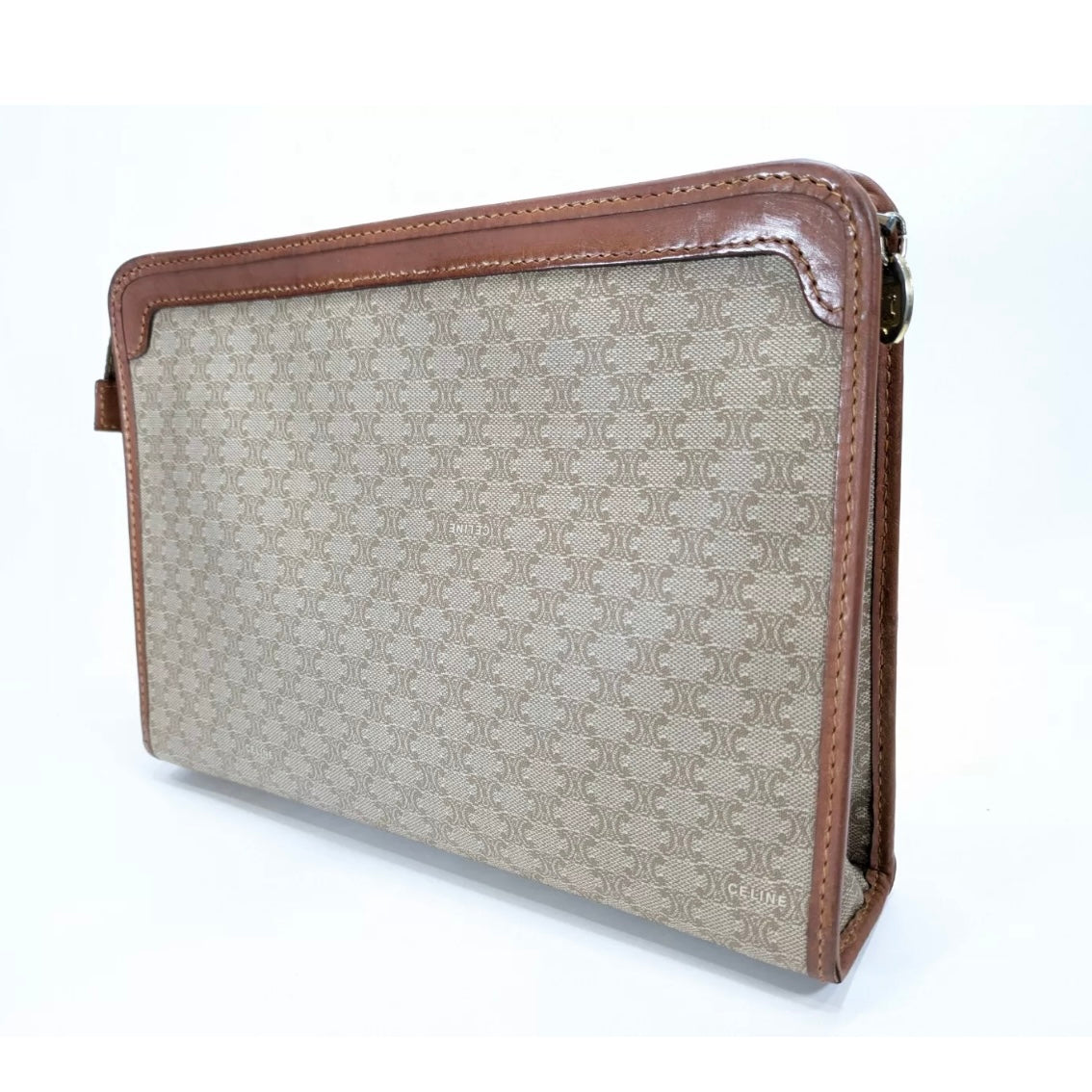 CELINE Vintage Clutch Macadam