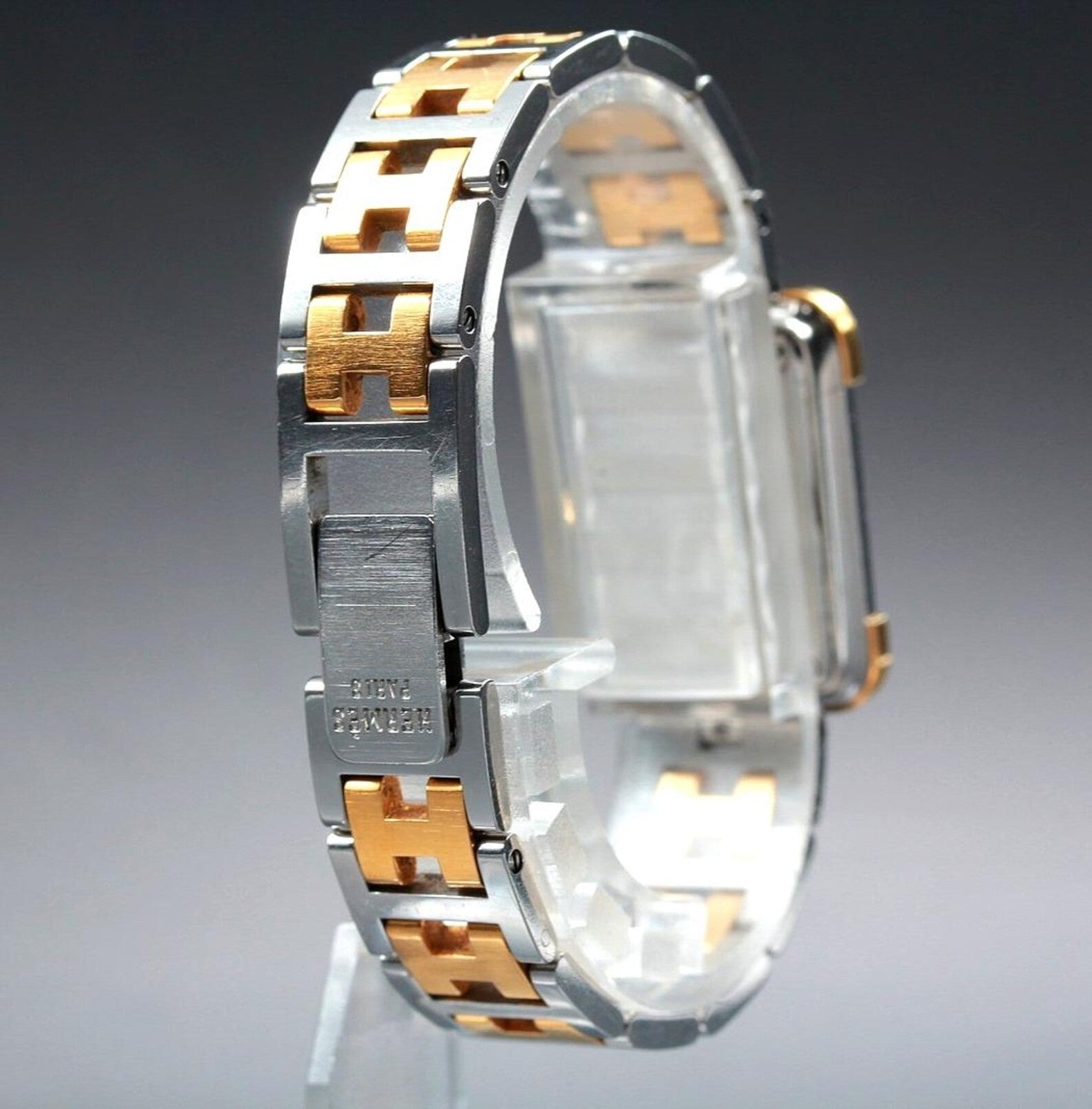 Hermès Croisiere CR1.240 Watch - Gold, Stainless Steel