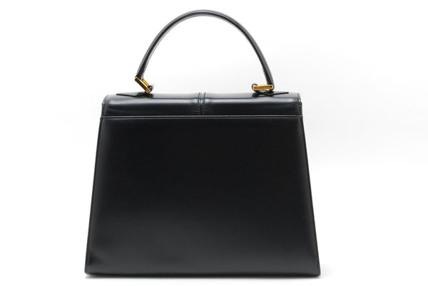 Yves Saint Laurent Vintage Top Handle Handbag - Black, Leather