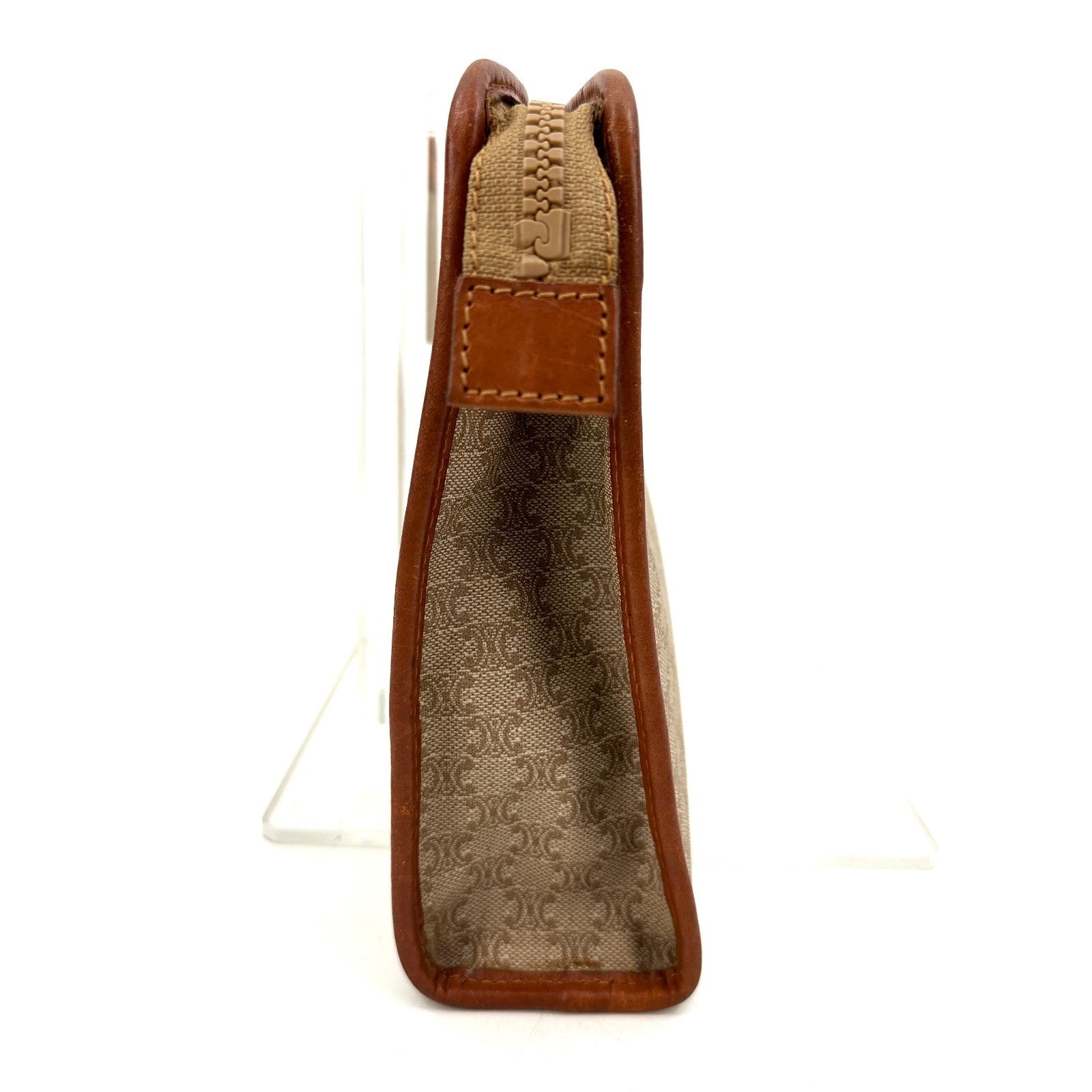 Celine C Clutch Bag - Brown, Leather
