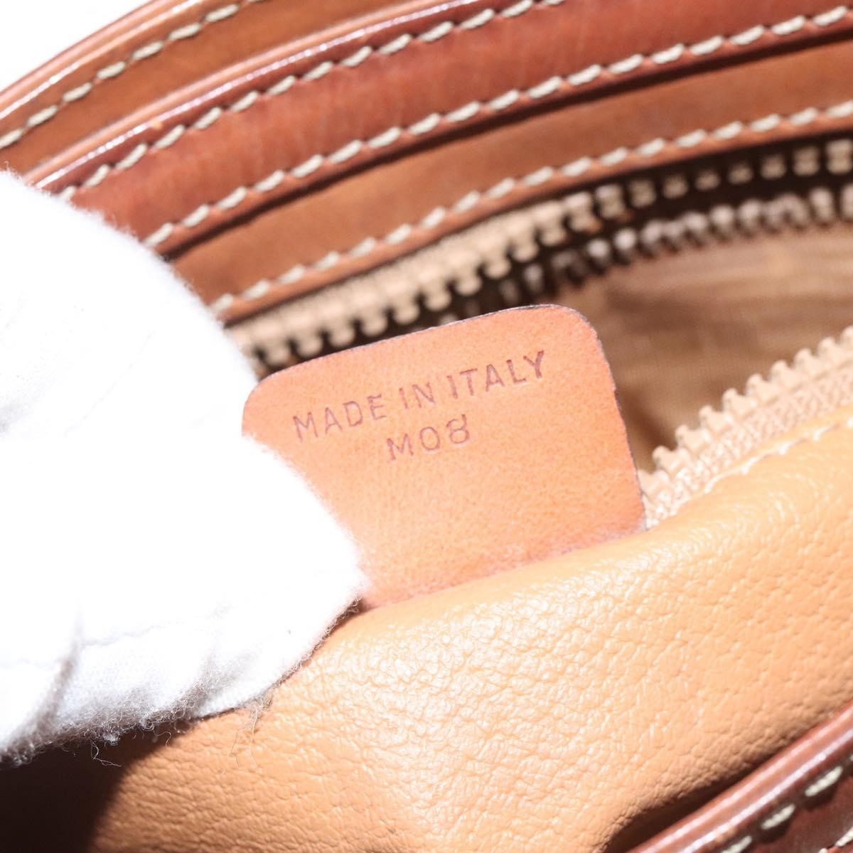 Celine Macadam Hand Bag - Beige/Gold, Canvas