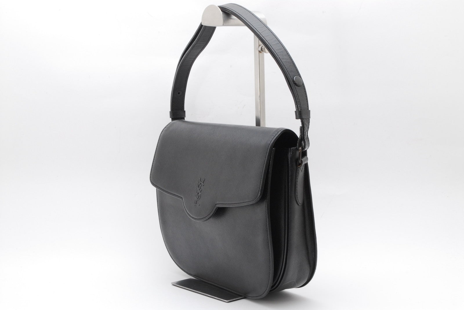 Saint Laurent Yves Shoulder Bag - Black, Leather