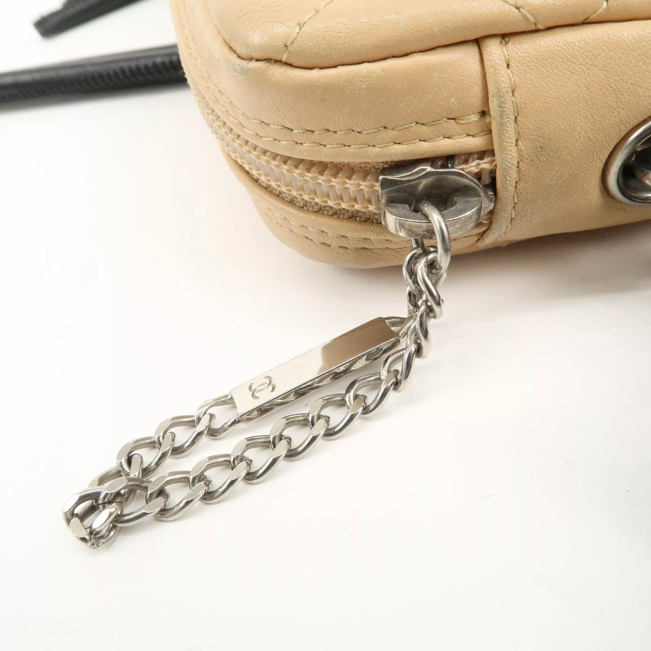 CHANEL Cambon Line Lambskin Shoulder Bag